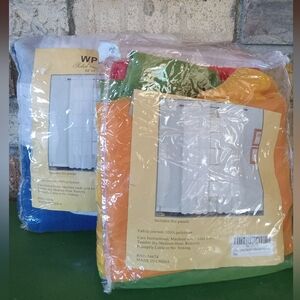 2 Pack Rainbow Sheer Panel Curtains